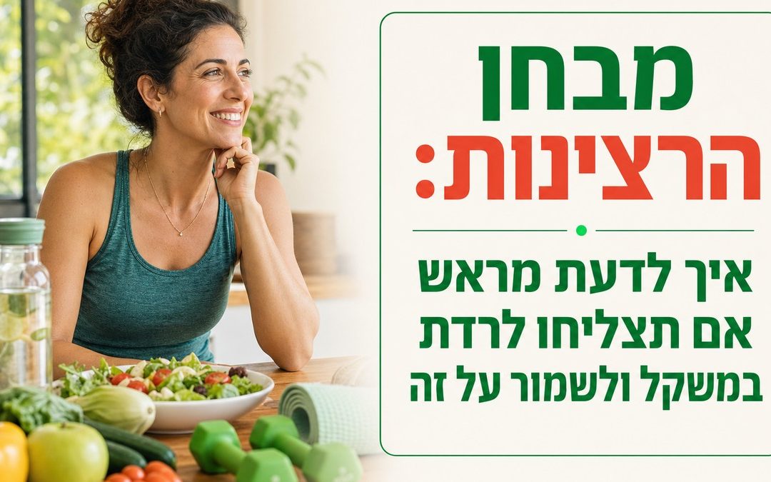 מבחן הרצינות: איך לדעת מראש אם תצליחו לרדת במשקל ולשמור על זה